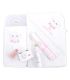 Set botez trusou si cutie pentru fetite norisor fericit