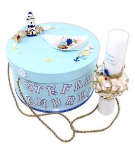 Set botez complet marinar pentru baieti 13 piese premium  - Trusouri  Botez Complete