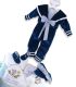 Set botez complet marinar pentru baieti 13 piese premium  - Trusouri  Botez Complete