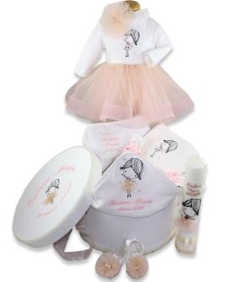 Set botez complet  balerina personalizat