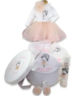 Set botez complet  balerina personalizat