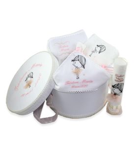 Set botez complet balerina pentru fetite personalizat  - Trusouri  Botez Complete