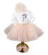 Set botez complet balerina pentru fetite personalizat  - Trusouri  Botez Complete