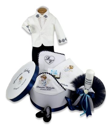 Set botez complet ingerasul Rafael personalizat  - Trusouri  Botez Complete