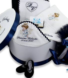 Set botez complet ingerasul Rafael personalizat  - Trusouri  Botez Complete