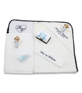 Set botez complet ingerasul Rafael personalizat  - Trusouri  Botez Complete