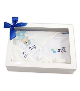 Set cadou nou nascut baiat personalizat Joy