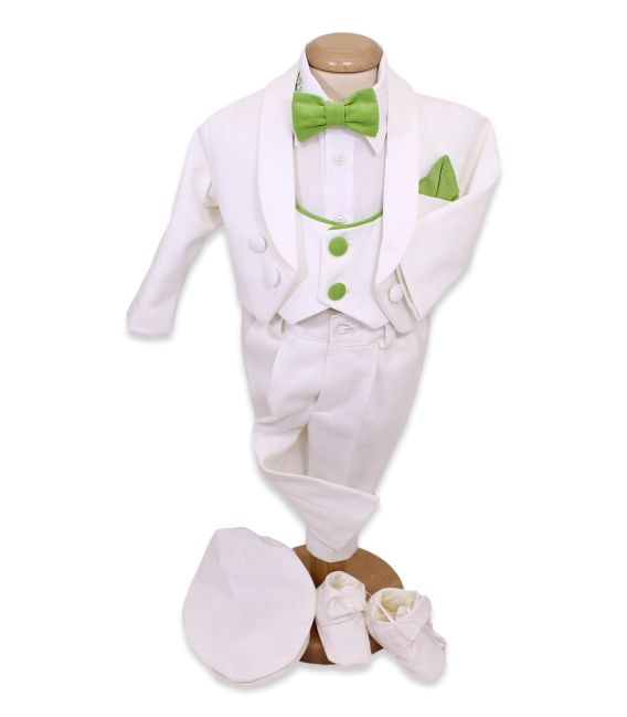 Set botez complet inimioara ingeras personalizat pentru baieti