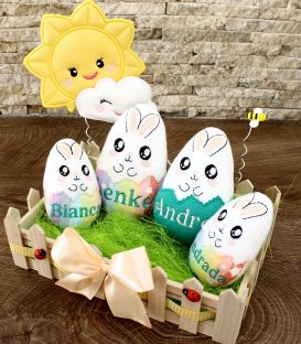Cadou de Paste decoratiune personalizata happy day