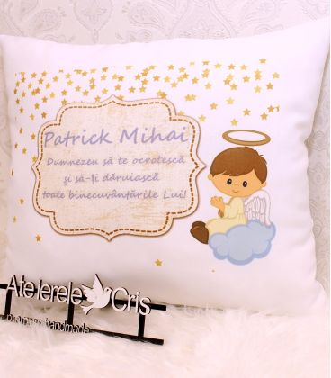 Pernute  personalizate pentru baieti cu nume si mesaj
