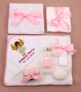 Trusou botez personalizat fete ingeras 9 piese