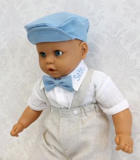 Trusou botez baieti de vara ingerasul Rafael cu tricolor set complet