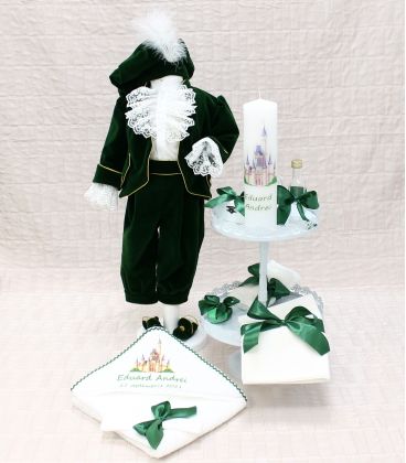 Trusou botez verde | Model Print | Atelierele Cris