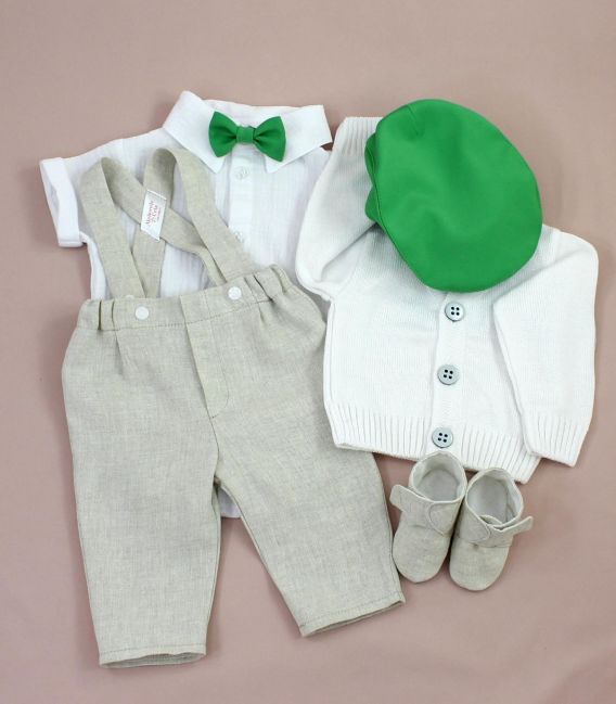 Trusou botez brodat personalizat animalute jungla set complet