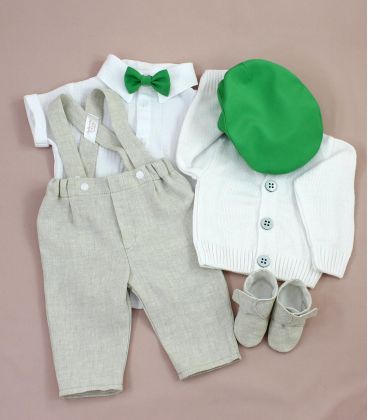 Trusou botez brodat personalizat animalute jungla set complet