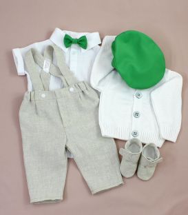 Trusou botez brodat personalizat animalute jungla set complet