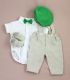 Trusou botez brodat personalizat animalute jungla set complet