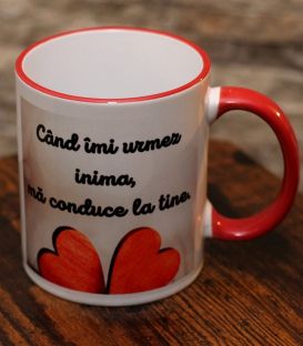 Cana cu mesaj de dragoste