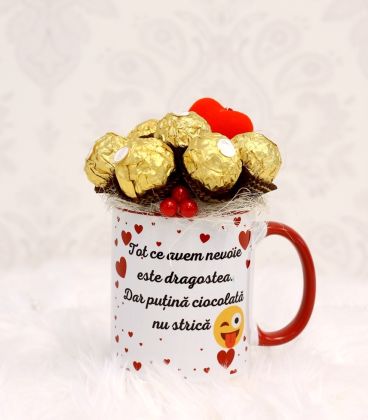 Cana personalizata cu praline