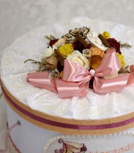 Detaliu cutie trusou botez degetica