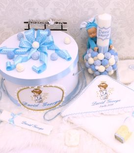 Set botez baieti vara ingeras Rafael personalizat