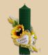 Lumanare botez personalizata ceara naturala