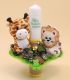 Lumanare de botez personalizata Jungle Safari