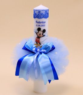 Lumanare scurta cu Mickey Mouse 