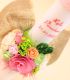 Lumanare botez fete personalizata flori nemuritoare Lyla