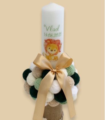 Lumanare botez Safari