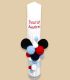 Lumanare botez baieti mickey mouse cu gheme personalizata David
