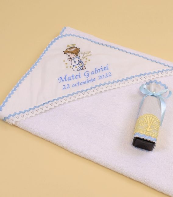 Set botez baieti vara ingeras Rafael personalizat