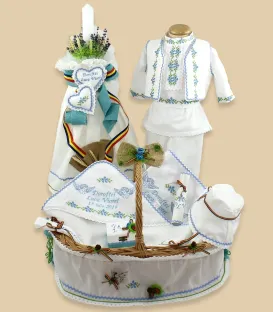 Set complet botez baiat traditional Viorel
