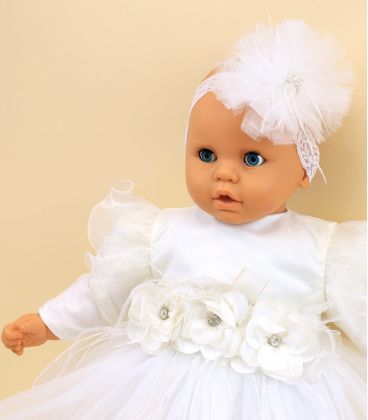 Rochita botez cu maneca lunga Timeea