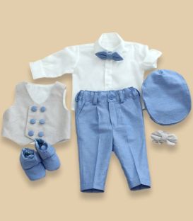 Costum parte din Trusou botez complet Mickey Mouse - 2