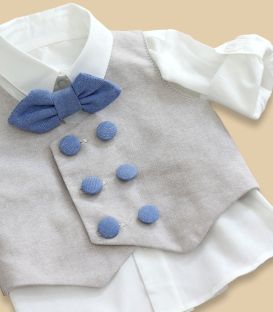 Costum parte din Trusou botez complet Mickey Mouse - 4