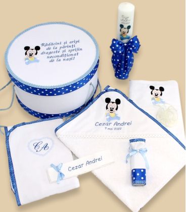 Trusou botez complet Mickey Mouse personalizat