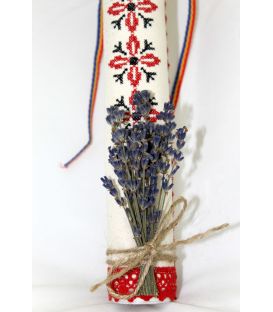 Lumanare botez traditionala fundita