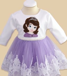 Trusou complet printesa Sofia de lux personalizat  - Trusouri  Botez Complete