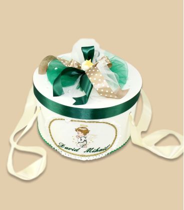 Set trusou complet de botez Ingerasul de smarald