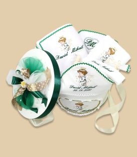 Set trusou complet de botez Ingerasul de smarald