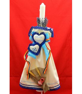 Lumanare de botez traditionala Victor