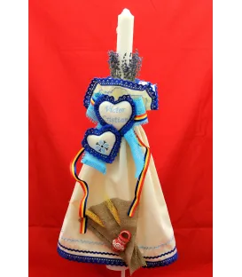 Lumanare de botez traditionala Victor