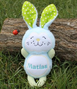 Jucarie personalizata bebelus  iepuras Matias