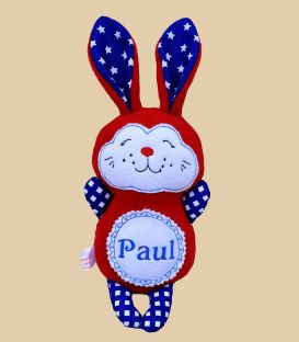 Iepuras personalizat cu nume Paul