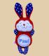 Iepuras personalizat cu nume Paul