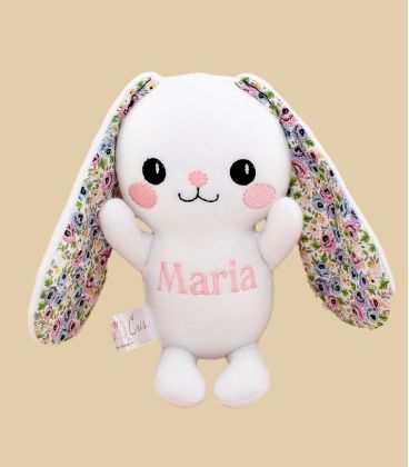 Jucarii personalizate bebelusi - Jucarie personalizata iepuras adorabil