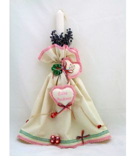 Lumanare de botez traditionala Elisa