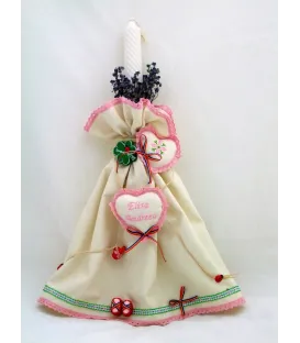 Lumanare de botez traditionala Elisa