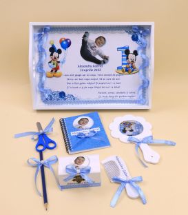 Tava Mot Mickey set personalizat cu 7 piese